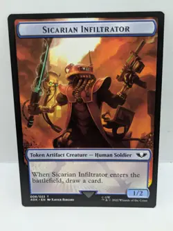 Sicarian Infiltrator - Warhammer 40,000 - Surge Foil - Token - Mtg - 40k 003-008 - Image 1