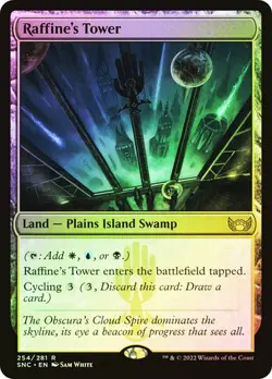 Magic The Gathering MTG RAFFINE'S TOWER FOIL Streets of New Capenna NM Near Mint - Image 1