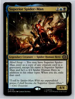 Superior Spider-Man 155 Rare Marvel's Spider-Man Magic: The Gathering Foil NM - Image 1