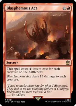 MTG [WHO-224 NM] Blasphemous Act - Image 1