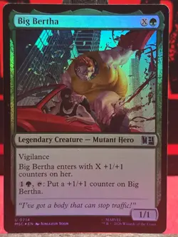Big Bertha #714 (Foil) (NM) Commander: Marvel Super Heroes MSC Magic MTG - Image 1