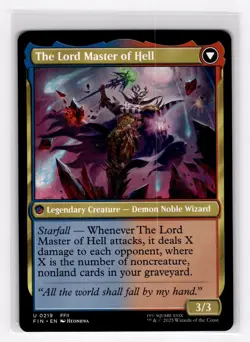 2025 Magic Final Fantasy The Emperor of Palamecia The Lord Master of Hell MTG - Image 2