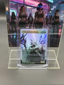 Y'shtola, Night's Blessed FOIL! Proxy Card with Custom Fantasy Art (UPDATED) - Image 3