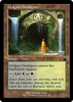 NM - Golgari Guildgate (Retro Frame) [RVR - 402] Ravnica Remastered - Image 1