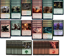 Elite Gruul Werewolf Deck - Red Green - Very Powerful - 60 Card - MTG NM/M!! - Image 1