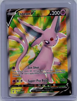 Espeon V 179/203 Ultra Rare Evolving Skies Pokemon Near Mint OC - Image 1