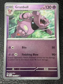 Granbull 038/094 - Reverse Holo - Pokemon TCG: Phantasmal Flames - NM - Image 1