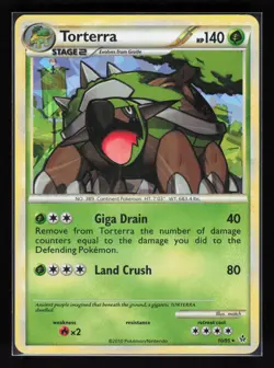 Torterra - 10/95 (Cracked Ice Holo) Holo Promo Pokemon 010/095 MP - Image 1