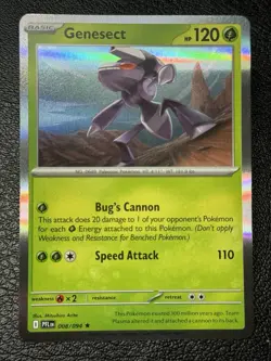 Genesect 008/094 - Holo Rare - Pokemon TCG: Phantasmal Flames - NM - Image 1