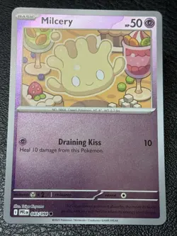 Milcery 043/094 - Reverse Holo - Pokemon TCG: Phantasmal Flames - NM - Image 1