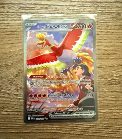 Pokemon Ethan's Ho-Oh ex 230/182 SV10 Destined Rivals SIR Full Art Holo - Image 1