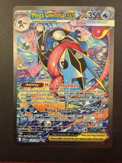Mega Greninja Ex #116/086 Pokemon Chaos Rising SIR **Well Centered** - Image 1