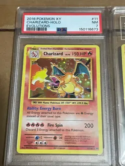 Pokemon Charizard 11/108 XY Evolutions Holo PSA 7 - Image 1