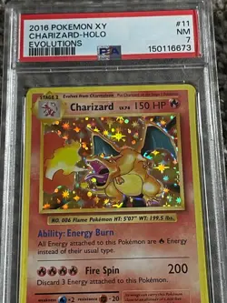 Pokemon Charizard 11/108 XY Evolutions Holo PSA 7 - Image 2