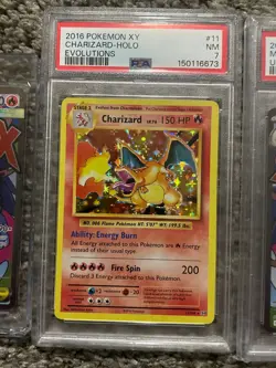 Pokemon Charizard 11/108 XY Evolutions Holo PSA 7 - Image 4