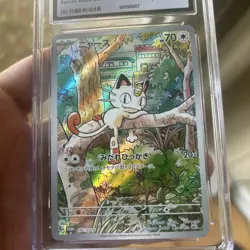 CGC 10 Gem Mint MEOWTH 192/SV-P SV Exclusive Promo 2024 Japanese Pokemon TCG - Image 3