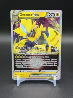 Zeraora VSTAR 055/159 Holo Ultra Rare Crown Zenith Pokemon TCG - Image 1