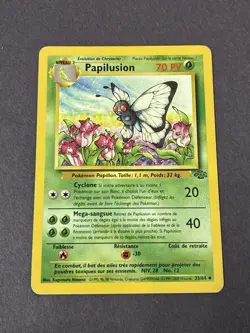 Pokemon Jungle Set FRENCH Papilusion (Butterfree) 33/64 FREE SHIPPING - Image 3