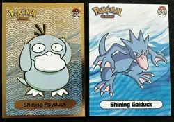 PSYDUCK X GOLDUCK LOT - POKEMON SHINY INFINITY GOLD HOLO - Image 1