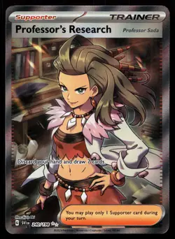 Professor's Research (Professor Sada) 240/198 NM Scarlet & Violet Pokemon - Image 1
