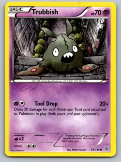 Trubbish 65/135 Common Plasma Storm Pokemon Lightly Played - Image 1