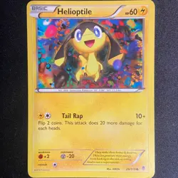 Helioptile 28/119 Common Phantom Forces Pokemon Moderately Played - Image 1