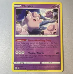 Pokemon TCG Clefairy 062/196 Lost Origin Common Regular English NM - Image 1