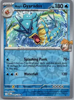 Misty's Gyarados 049/182 Rare Destined Rivals Pokemon Near Mint - Image 1