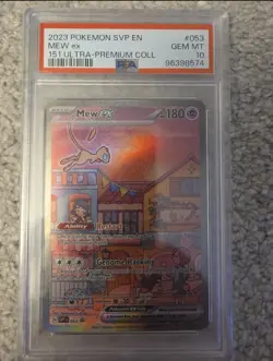 Mew ex SVP 053 PSA 10 | Pokemon TCG Scarlet & Violet 151 Black Star Promo - Image 1