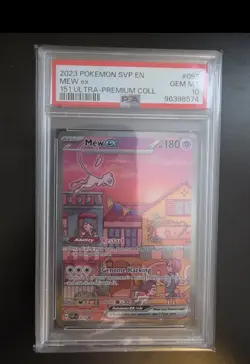 Mew ex SVP 053 PSA 10 | Pokemon TCG Scarlet & Violet 151 Black Star Promo - Image 3
