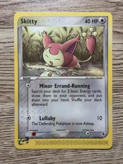 Pokemon TCG Skitty 44/109 EX Ruby & Sapphire Uncommon Near Mint - Image 1