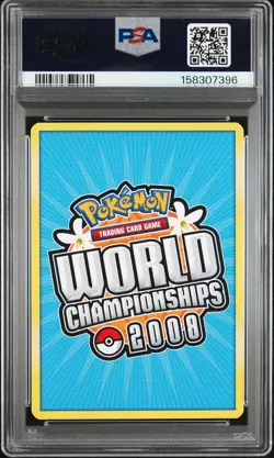 2008 POKEMON WORLD CHAMPIONSHIPS PROMO EMPOTECH #101 MEW-GOLD STAR PSA 6 - Image 2