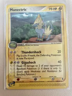 Pokemon TCG Manectric EX Ruby and Sapphire 39/109 Regular Uncommon HP - Image 1