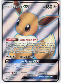 Pokemon Eevee GX - SM242 Holo Promo Sun & Moon Promo Pokemon Near Mint - Image 1