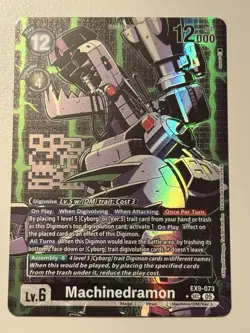 Machinedramon (Alternate Art) EX9-073 SEC Versus Monsters NM Digimon Card Game - Image 1