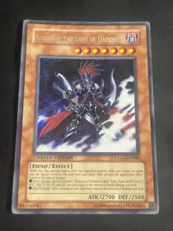 YuGiOh Gorz Emissary of Darkness DLG1-EN000 Secret Rare Limited Edition - Image 1