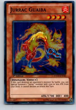 JURRAC GUAIBA HIDDEN ARSENAL 3 HA03-EN040 YU-GI-OH - Image 1
