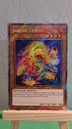 Yu-Gi-Oh Dark Jurrac Guaiba #RA03-EN242 Platinum Secret Rare 1st Edition - Image 1