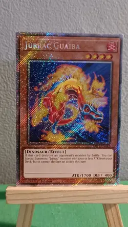 Yu-Gi-Oh Dark Jurrac Guaiba #RA03-EN242 Platinum Secret Rare 1st Edition - Image 2