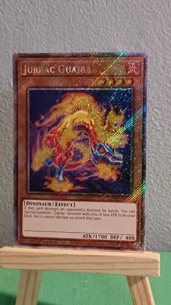 Yu-Gi-Oh Dark Jurrac Guaiba #RA03-EN242 Platinum Secret Rare 1st Edition - Image 3