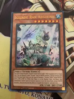 Icejade Ran Aegirine CYAC-EN010 - Ultra Rare 1st Edition NM Yugioh - Image 1