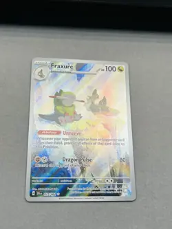 Nintendo Pokemon TCG 3-Card Holo Full Art Lot Fletchinder/Fraxure/Tapu Bulu - Image 2