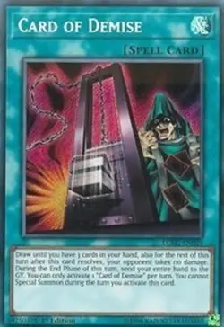 Yugioh - Card of Demise (Secret Rare) (Unlimited) - LCKC-EN029 (P) - Image 1