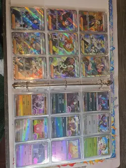 360 Pokemon Card Lot V VMAX EX Full Art Holo Rare GX SR Two Binder Collection - Image 4
