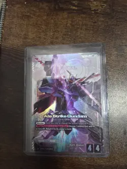 Aile Strike Gundam LR+ ST04-001 NEAR MINT SINGLE CARD ENGLISH! - Image 1