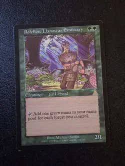 MTG Rofellos, Llanowar Emissary LP Urza's Destiny - Image 1