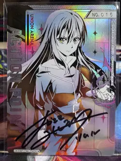 Union Arena Action Point Reincarnated As A Slime NO.01 Foil Autographed Card #15 - Image 1