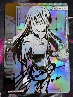 Union Arena Action Point Reincarnated As A Slime NO.01 Foil Autographed Card #15 - Image 3
