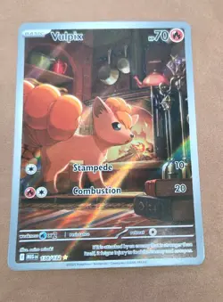 Vulpix 138/132 Mega Evolution Illustration Rare Pokemon TCG Card MP - Image 1