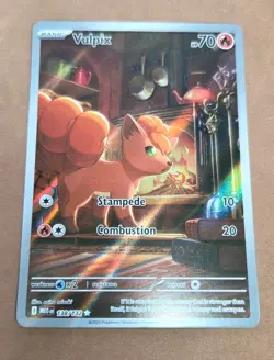 Vulpix 138/132 Mega Evolution Illustration Rare Pokemon TCG Card MP - Image 2